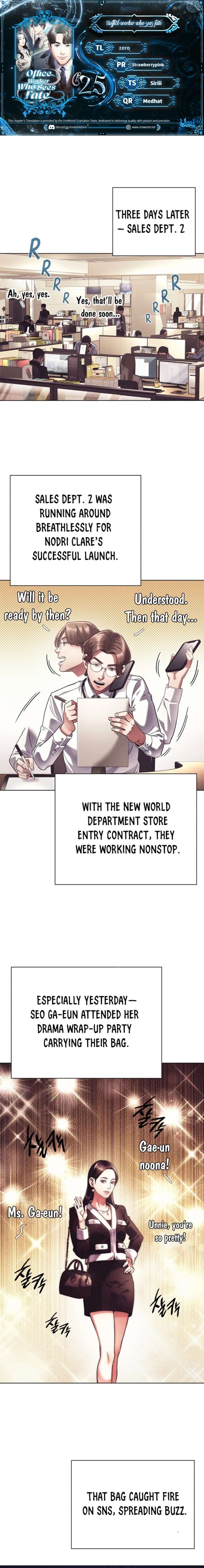 Office Worker Who Sees Fate - Chapter 25 Page 1